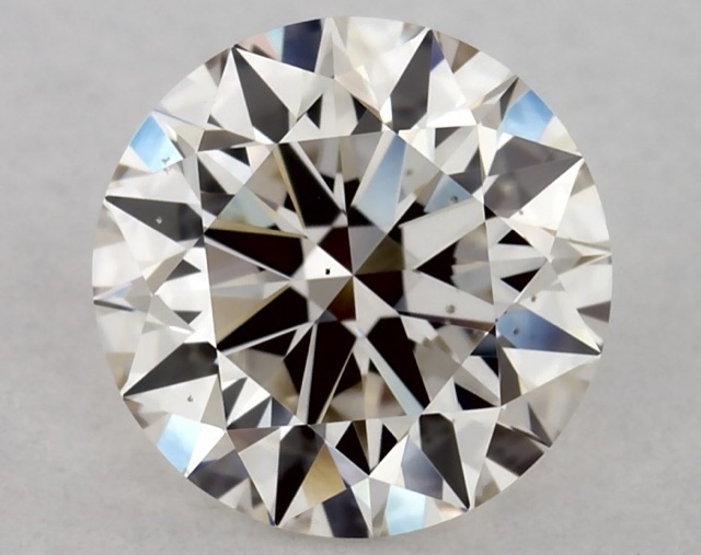 0.90 ct Round K · Faint Brown natural diamond