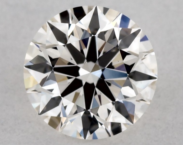 0.41 ct Round K · Faint Brown natural diamond