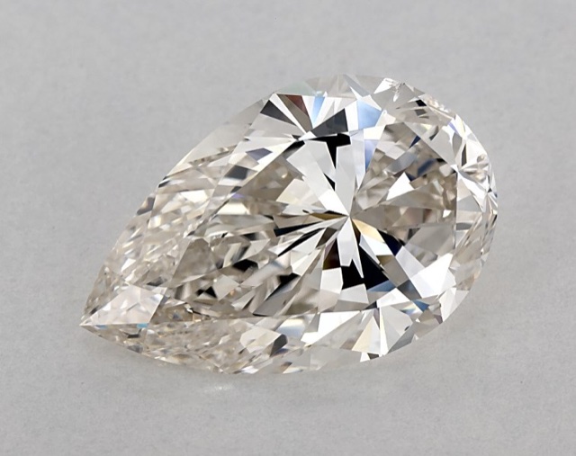 5.01 ct Pear K · Faint Brown natural diamond