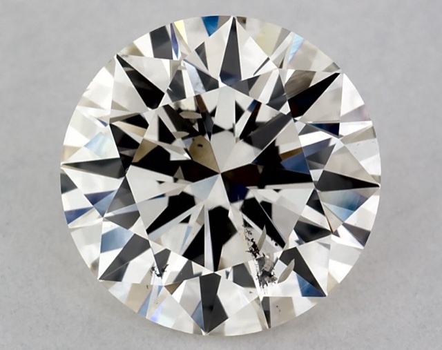 1.50 ct Round K · Faint Brown natural diamond