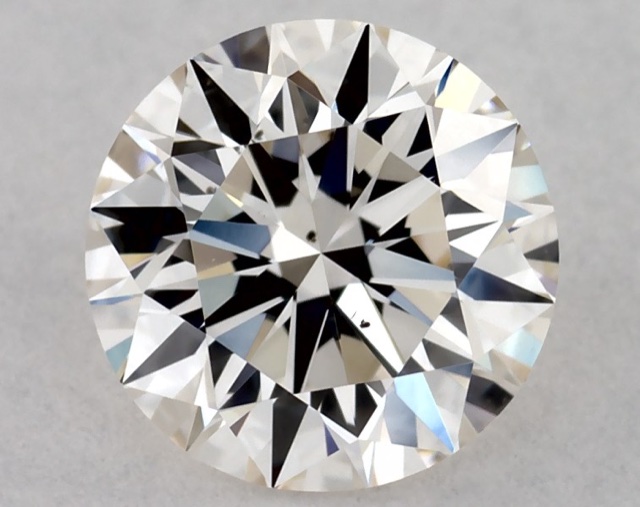 0.62 ct Round K · Faint Brown natural diamond