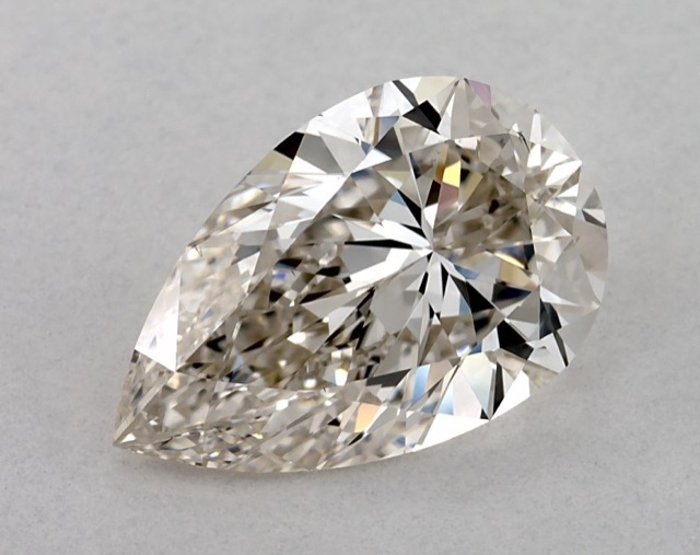 1.70 ct Pear K · Faint Brown natural diamond