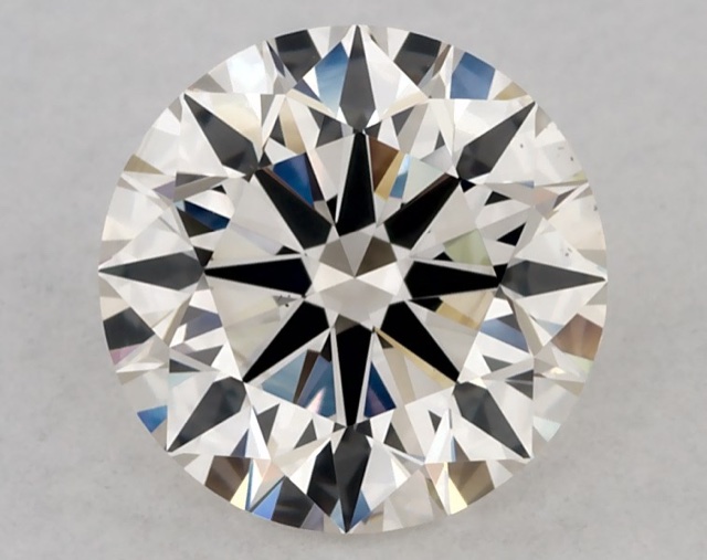 1.10 ct Round K · Faint Brown natural diamond