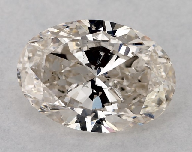 1.50 ct Oval K · Faint Brown natural diamond