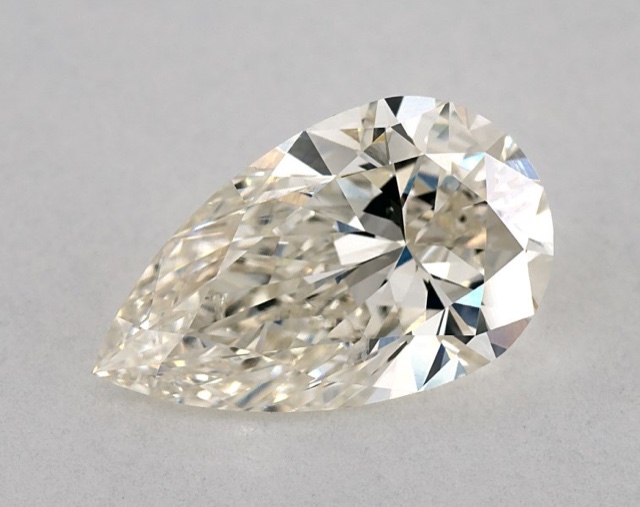 2.01 ct Pear K · Faint Brown natural diamond