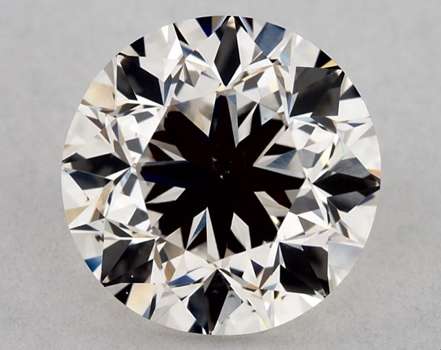 1.50 ct Round K · Faint Brown natural diamond