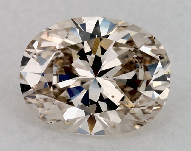 0.91 ct Oval K · Faint Brown natural diamond