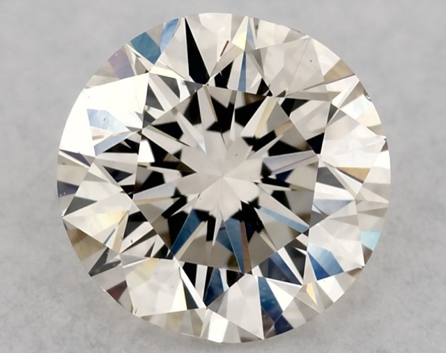 0.90 ct Round K · Faint Brown natural diamond