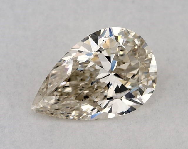 1.00 ct Pear K · Faint Brown natural diamond