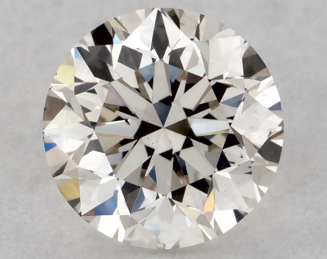 0.41 ct Round K · Faint Brown natural diamond