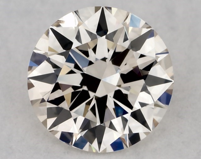 0.52 ct Round K · Faint Brown natural diamond