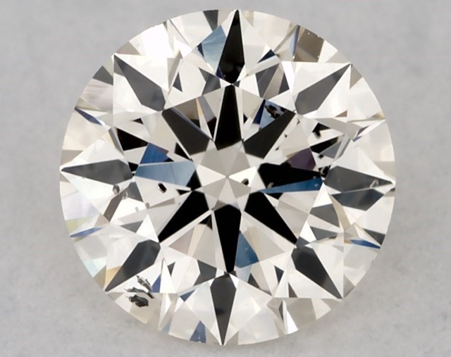 0.57 ct Round K · Faint Brown natural diamond
