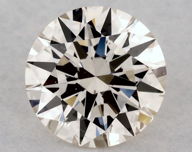 0.55 ct Round K · Faint Brown natural diamond