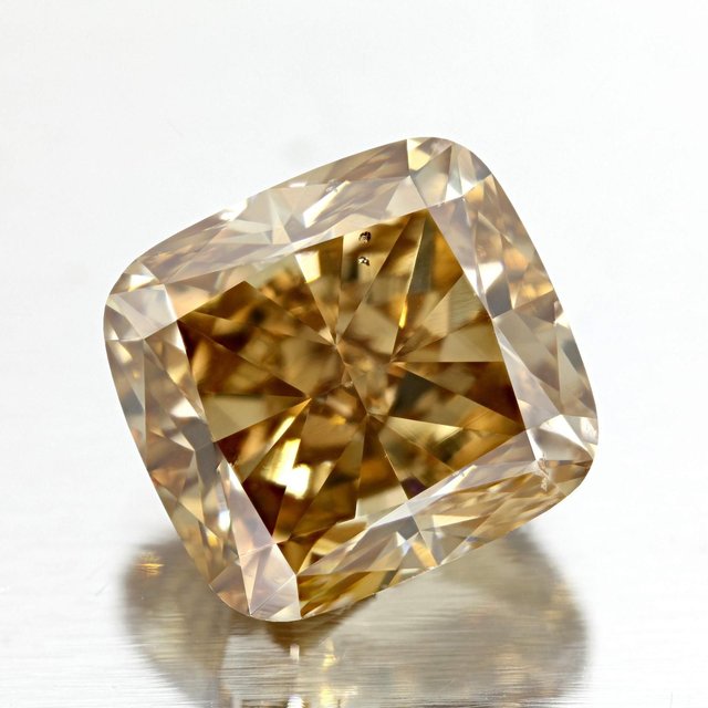 8.12 ct Cushion Fancy Brown natural diamond