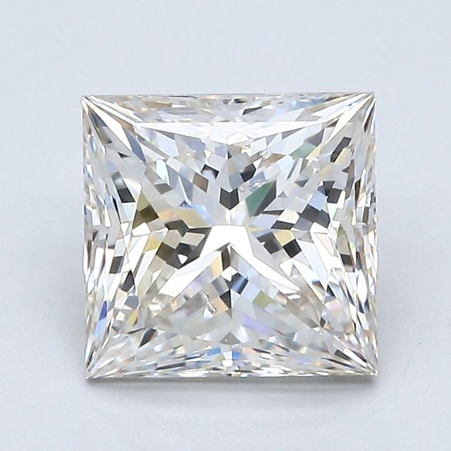 2.01 ct Princess K · Faint Brown natural diamond