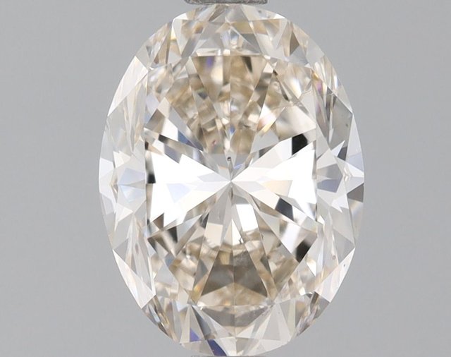 1.50 ct Oval L · Faint Brown natural diamond