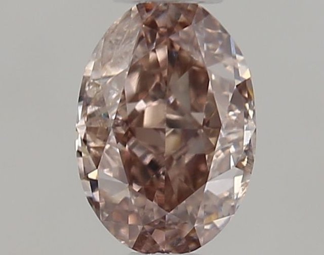 0.56 ct Oval Fancy Brown natural diamond