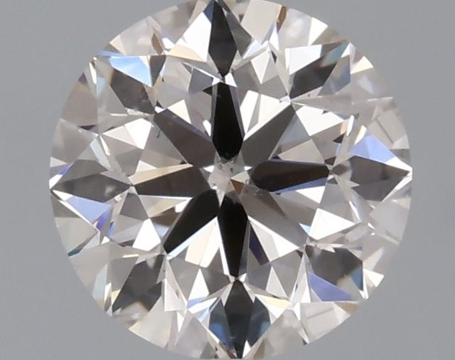0.70 ct Round L · Faint Brown natural diamond