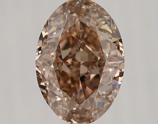 1.72 ct Oval Fancy Brown natural diamond