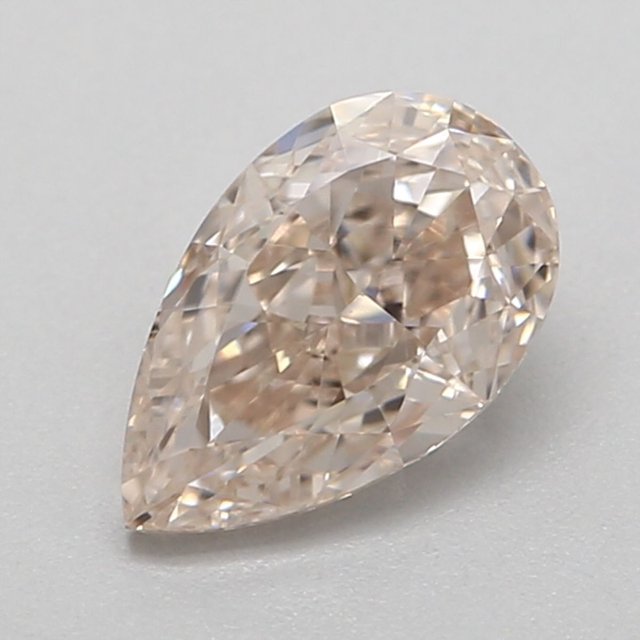 0.50 ct Pear Fancy Light Pinkish Brown natural diamond