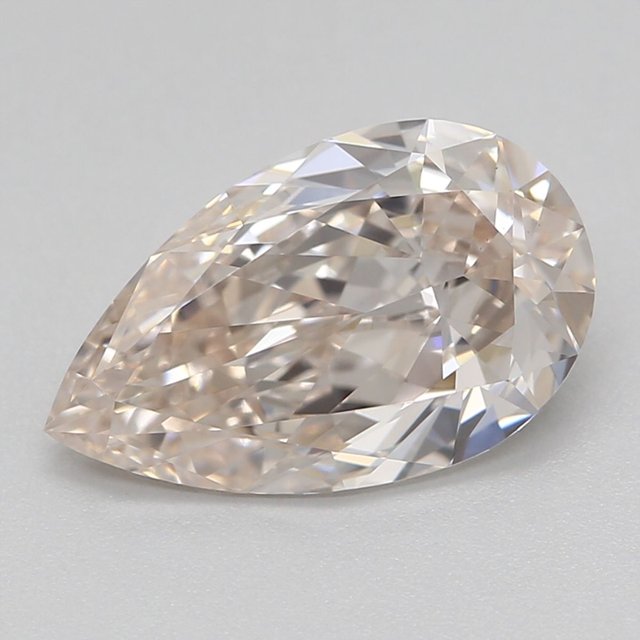 1.32 ct Pear Light Pinkish Brown natural diamond