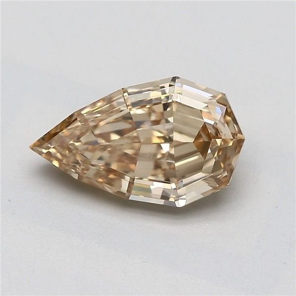 1.50 ct Pear Fancy Brown natural diamond