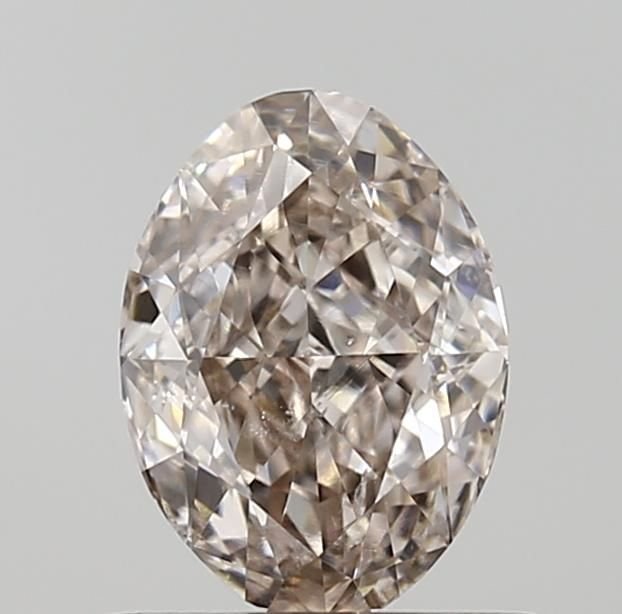 0.61 ct Oval M · Faint Brown natural diamond
