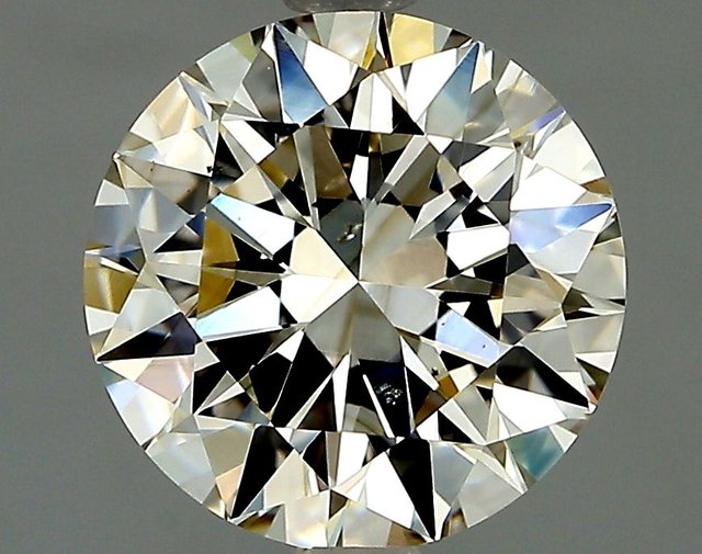 1.79 ct Round L · Faint Brown natural diamond