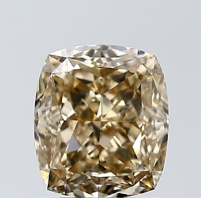 2.01 ct Cushion Fancy Brown natural diamond
