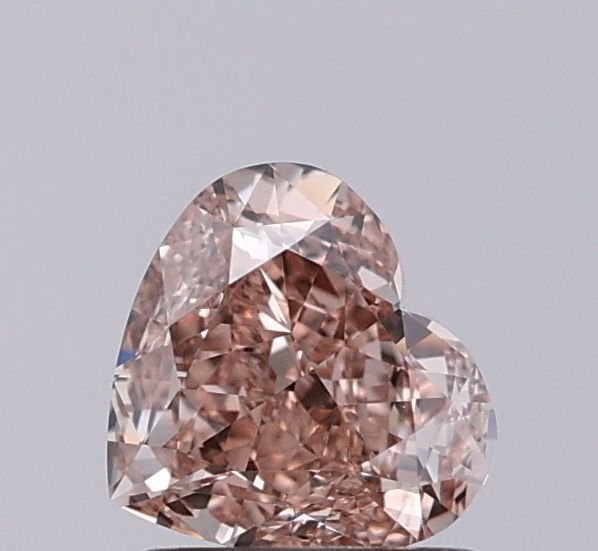1.01 ct Heart Fancy Brown natural diamond