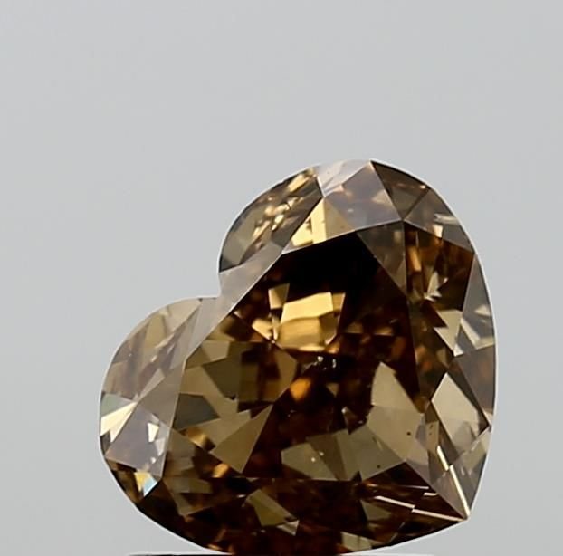 2.01 ct Heart Fancy Brown natural diamond