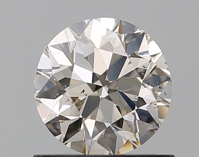 0.80 ct Round L · Faint Brown natural diamond
