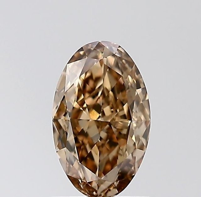 0.90 ct Oval Fancy Brown natural diamond