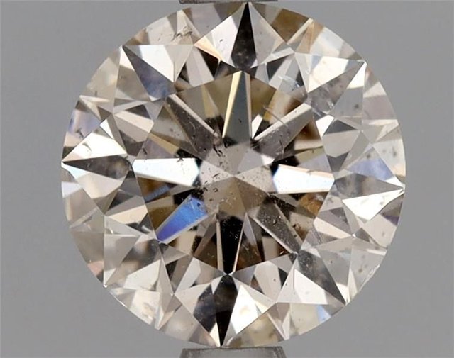 0.90 ct Round M · Faint Brown natural diamond