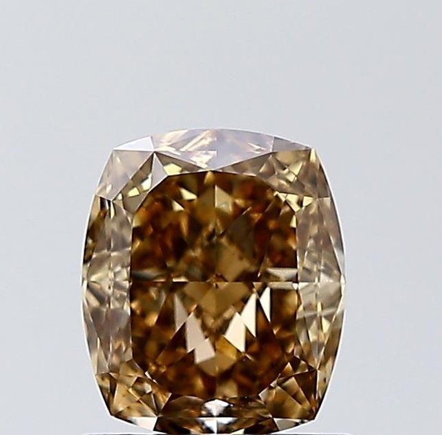 1.10 ct Cushion Fancy Brown natural diamond