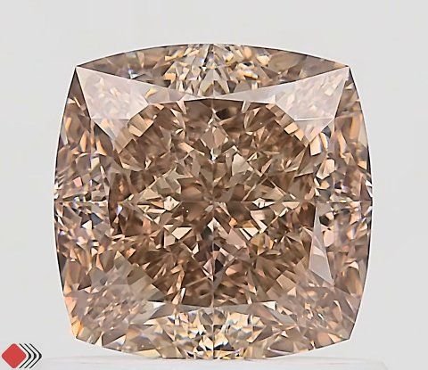 1.03 ct Cushion Fancy Brown natural diamond