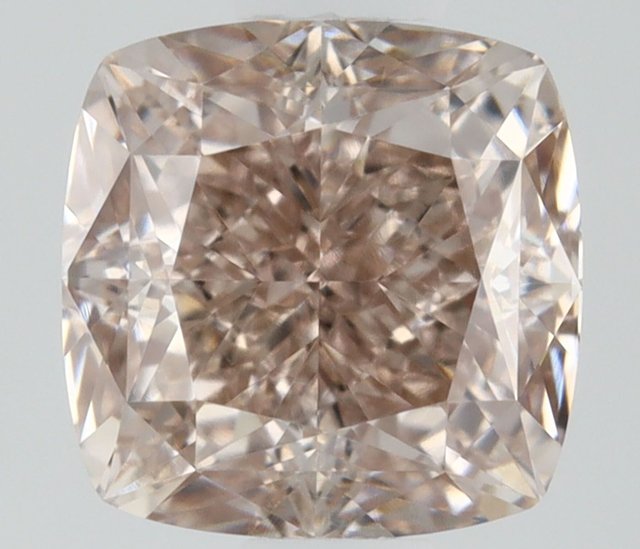 0.94 ct Cushion Fancy Pinkish Brown natural diamond