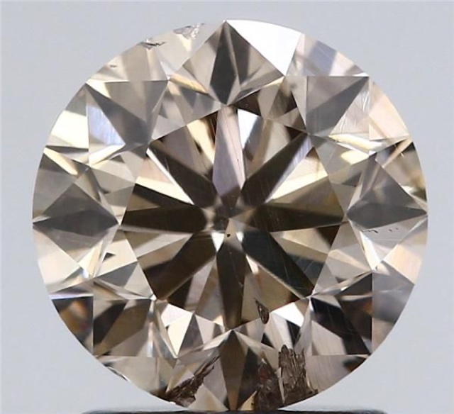 1.50 ct Round Fancy Brown natural diamond