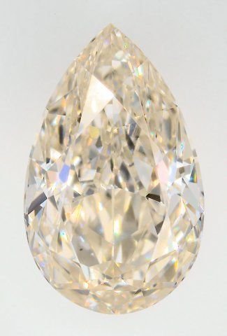 0.65 ct Pear K · Faint Brown natural diamond