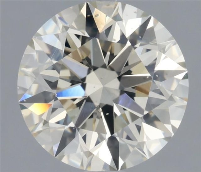 1.53 ct Round N · Very Light Brown natural diamond