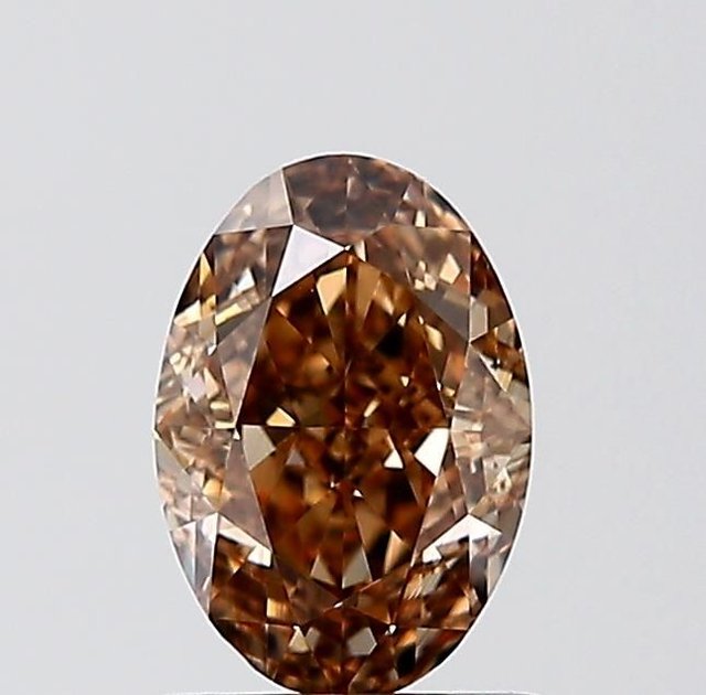 1.02 ct Oval Fancy Brown natural diamond