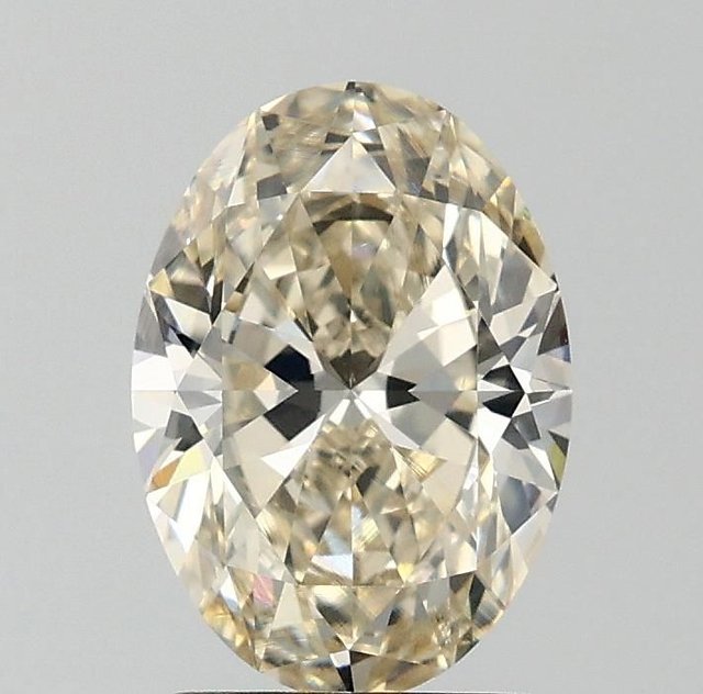 2.01 ct Oval L · Faint Brown natural diamond