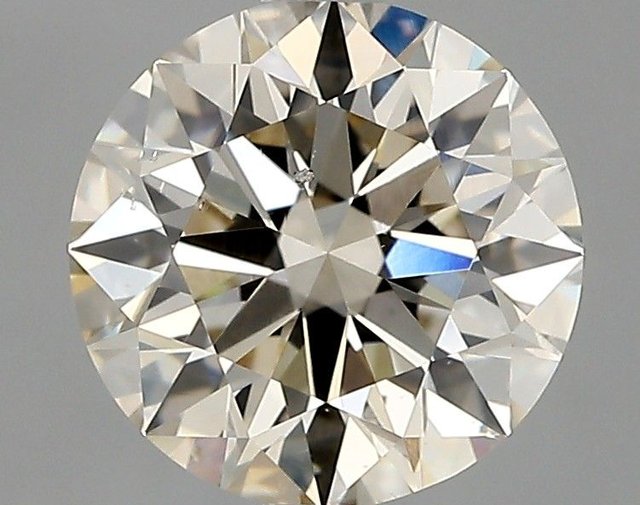 1.51 ct Round L · Faint Brown natural diamond