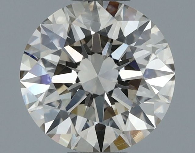 0.81 ct Round N · Very Light Brown natural diamond