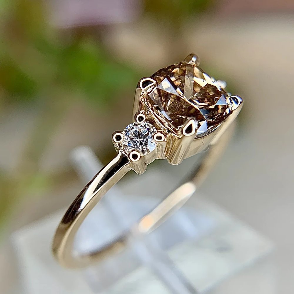 Clarette 1ct Champagne Diamond Engagement Ring