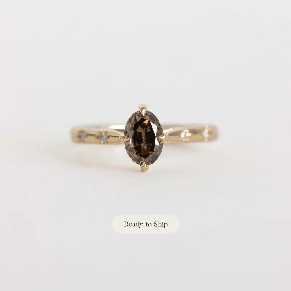 Aurellia Ring - Champagne Diamond