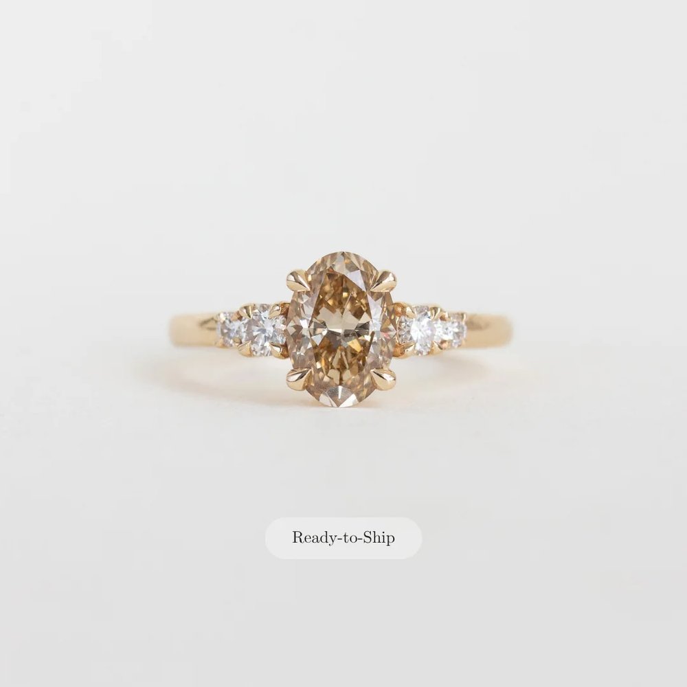 Imogen Ring - Champagne Diamond