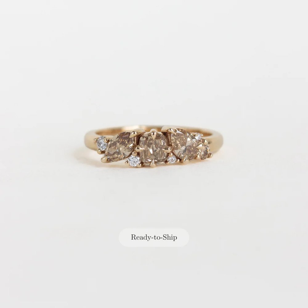 Nora Ring - Champagne Diamond