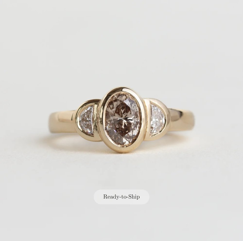Shelby Ring - Champagne Diamond