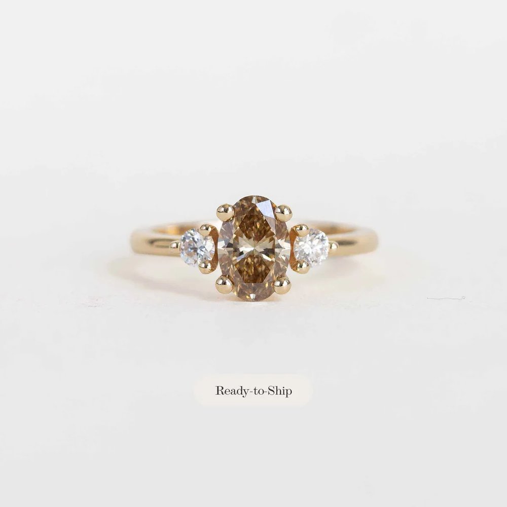 Thea Ring - Champagne Diamond